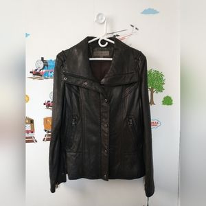 Marc New York black leather jacket